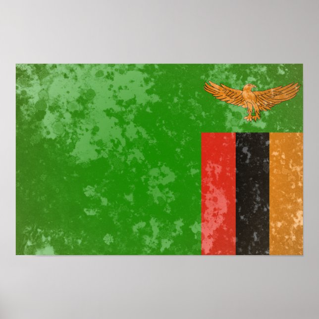 Póster Zambia (Frente)