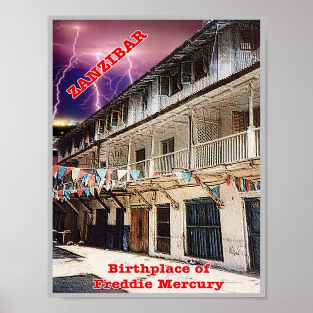 Póster Zanzíbar - Tanzania - (Frente)