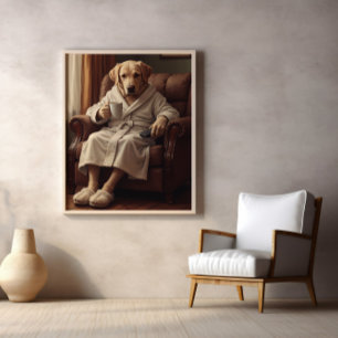 Póster Zapatillas, Café Y Autoridad De Juguetes De Masaje