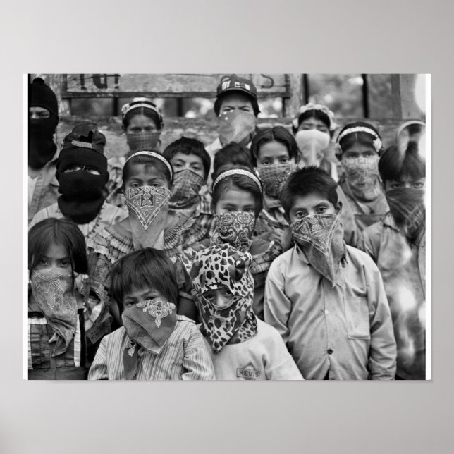Póster zapatista Ninos (Frente)