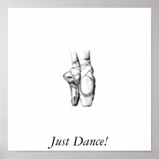 Póster zapatos de ballet2, Just Dance!