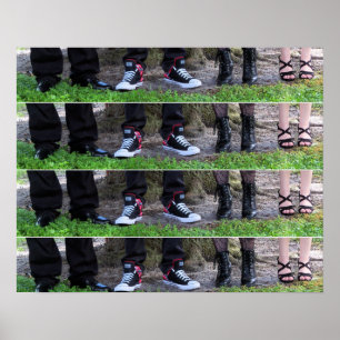 Póster zapatos de boda