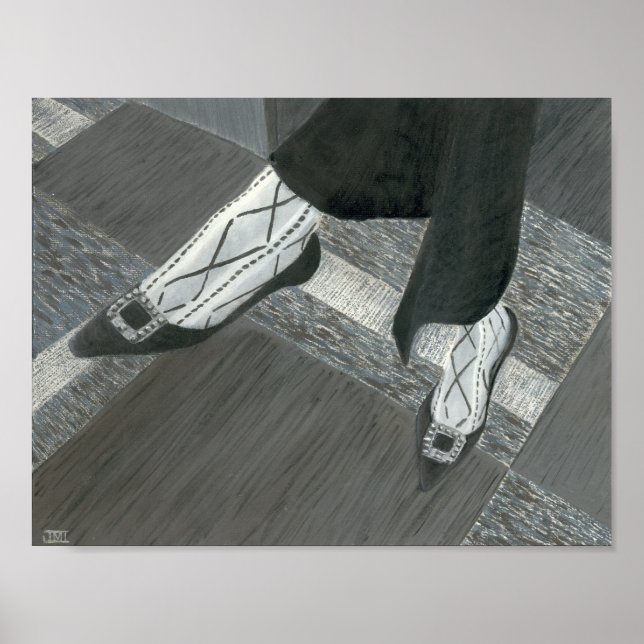 Póster Zapatos de entrevista (Frente)