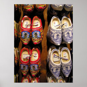 Póster Zapatos de madera