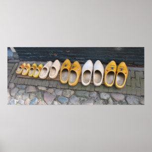 Póster Zapatos de madera holandeses en Poster holandés