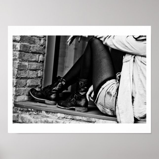 Póster Zapatos Mujeres Ropa Mujeres Boots Deportivos de M (Frente)