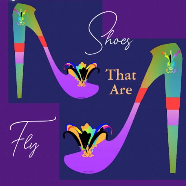 Póster Zapatos que son moscas (Fashion Poster for Mom)