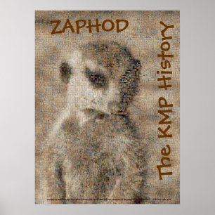 Póster Zaphod - el poster de la historia de KMP