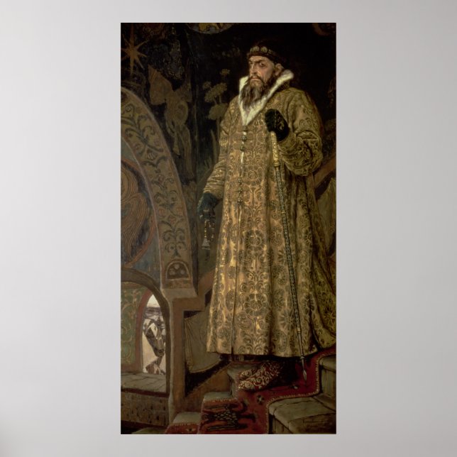 Póster Zar Iván IV Vasilyevich 'el Terrible' 1897 (Frente)