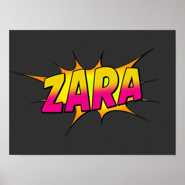 Póster Zara (Frente)