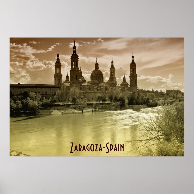 Póster Zaragoza-España II (Frente)
