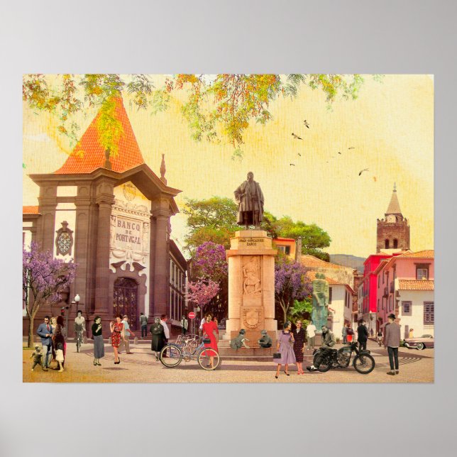 Póster Zarco, o Descobridor da Madeira (Funchal) (Frente)