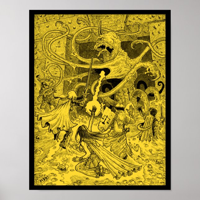 Póster Zargon 11x14 sepia poster (Frente)