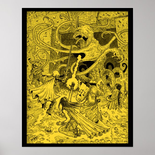 Póster Zargon 16 x 20" poster de sepia (Frente)