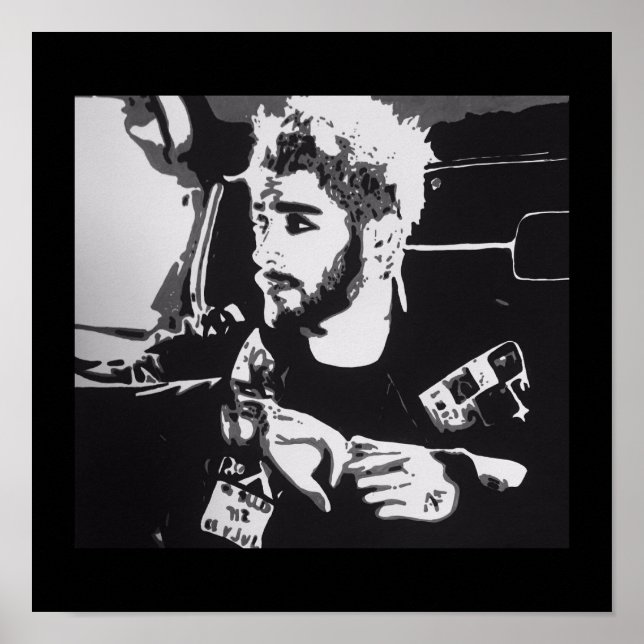 Póster Zayn Malik Pop Art (Frente)