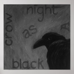Póster zazzle crow