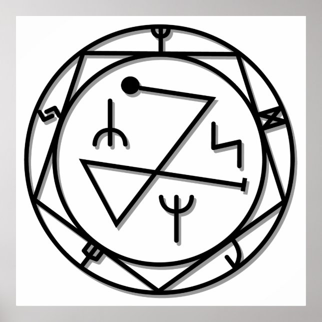 Póster Zdravje Magični Znak (Frente)