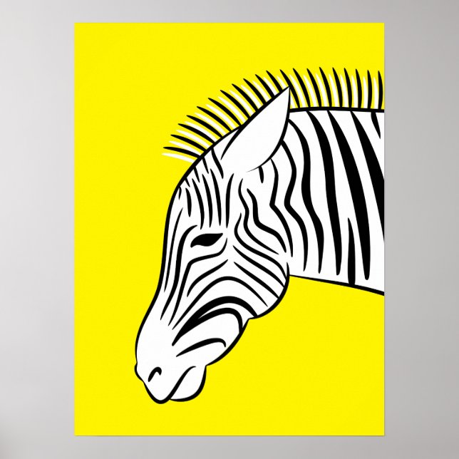 Póster Zebra (Frente)