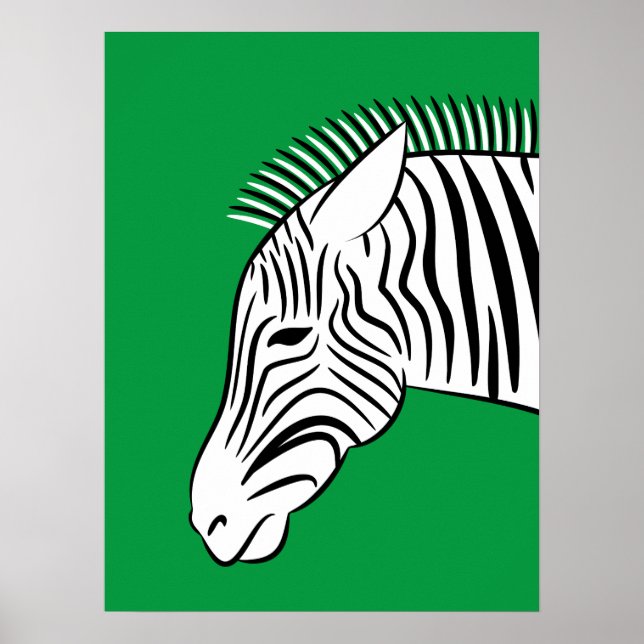 Póster Zebra (Frente)