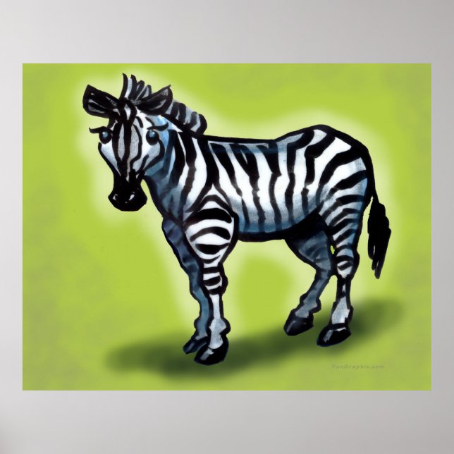 Póster Zebra (Frente)