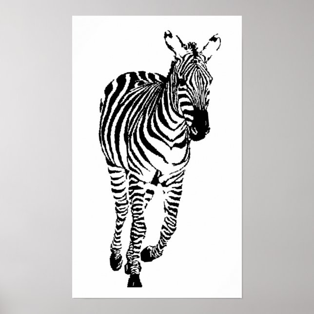 Póster Zebra (Frente)