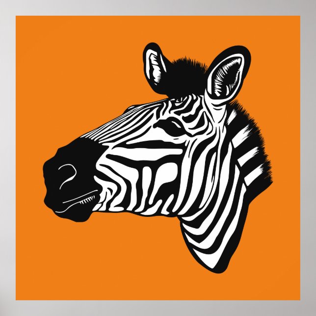 Póster Zebra (Frente)