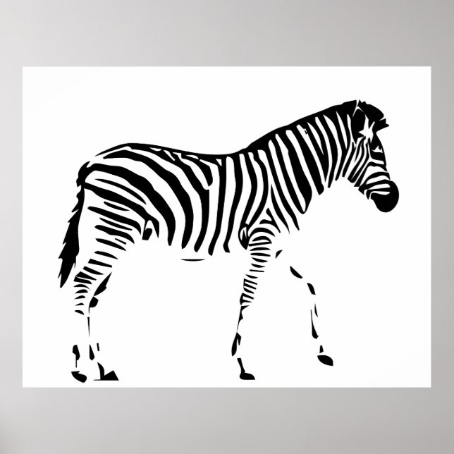 Póster Zebra (Frente)