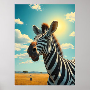 Póster Zebra