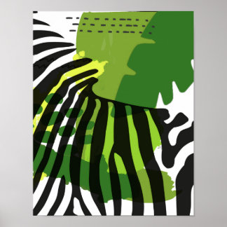 Póster Zebra africana
