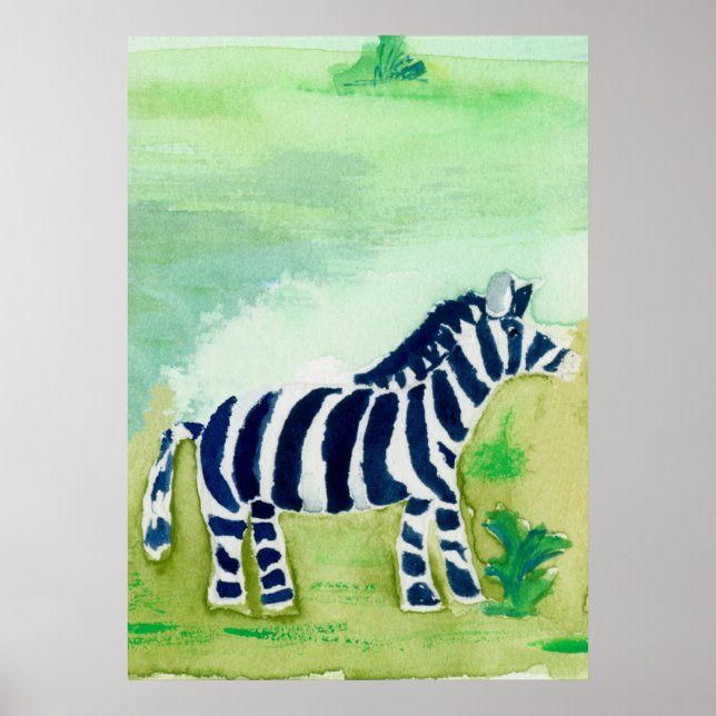 Póster Zebra Safari Friend (Frente)