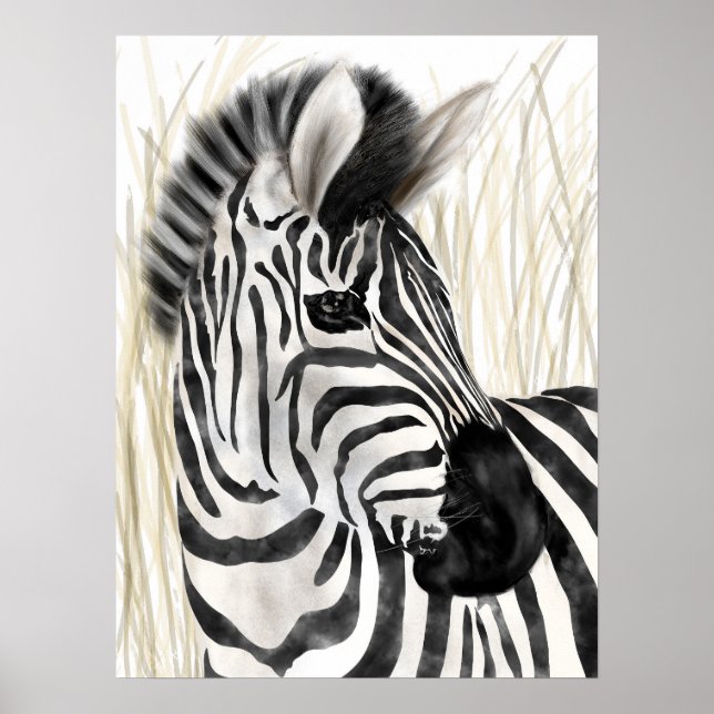 Póster Zebra Wall Art Home Decor (Frente)