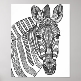 Póster Zebra Wall Art, Wall Art, Zebra Poster