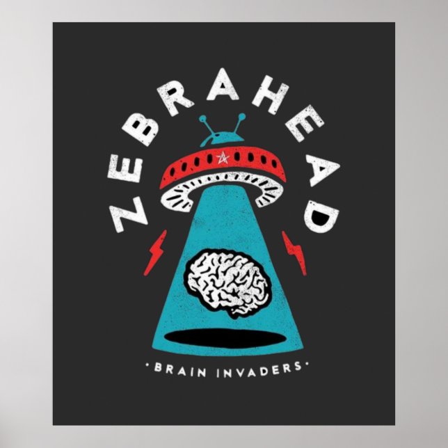 Póster zebrahead, banda de rock, música (Frente)