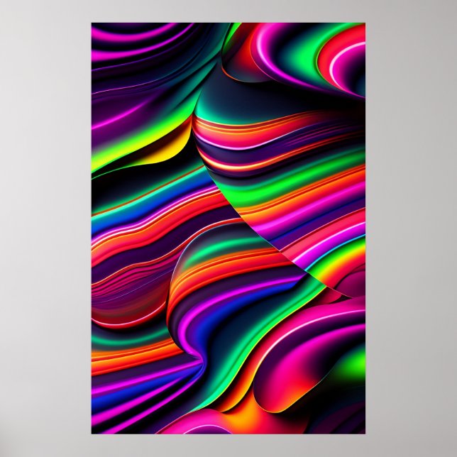 Póster #ZebraPattern #WildlifeArt #AnimalPrint (Frente)