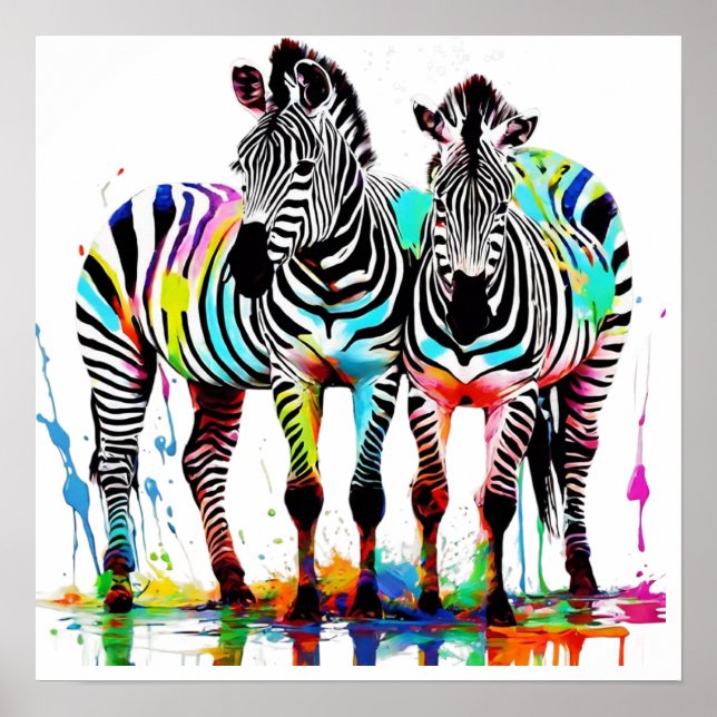 Póster Zebraposter (Frente)