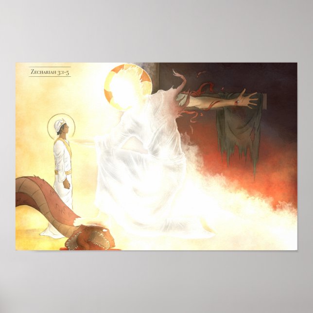 Póster Zechariah 3:1-5 (Frente)