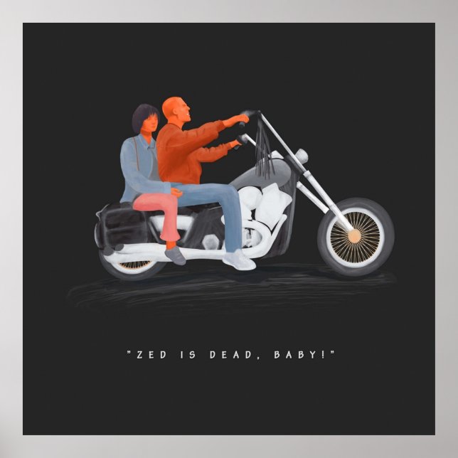 Póster Zed está muerto (Frente)