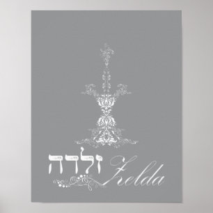 Póster Zelda Candle Art