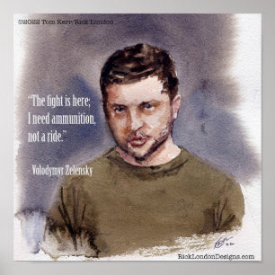 Póster Zelensky, Volodymir