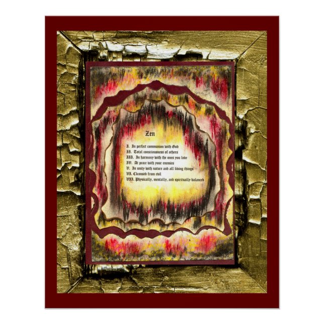 Póster Zen (Anverso)