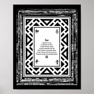 Póster Zen