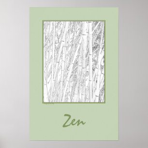 Póster 'Zen Bamboo'