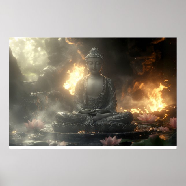 PÓSTER ZEN - BUDDHISM - MEDITATION (Frente)