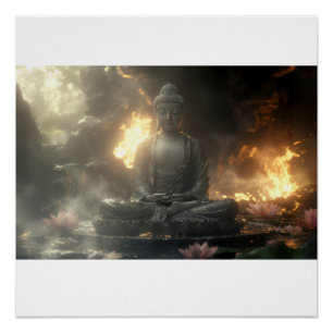 PÓSTER ZEN - BUDISMO - MEDITACIÓN