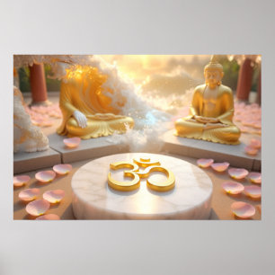 PÓSTER ZEN - BUDISMO - OM