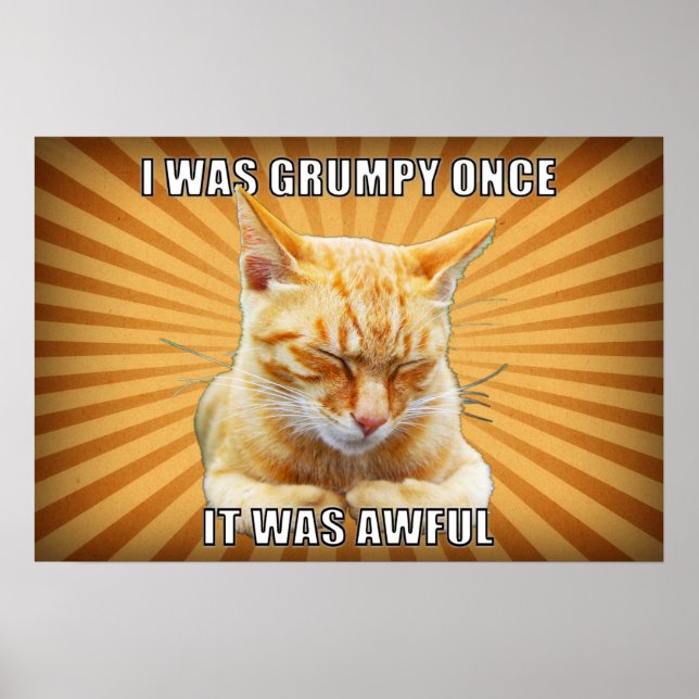 Póster Zen Cat Poster (Frente)