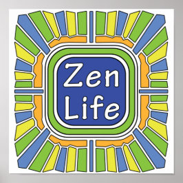 Póster Zen Life for me