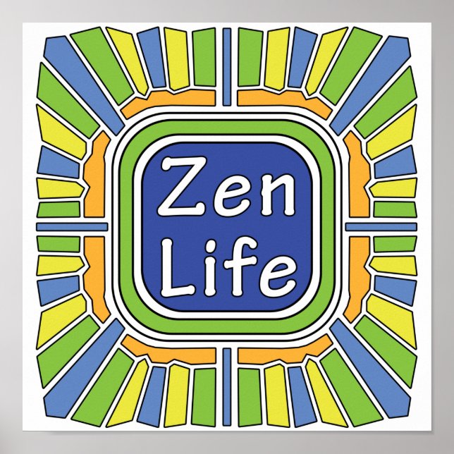 Póster Zen Life for me    (Frente)
