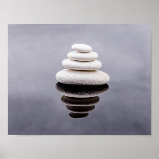 Póster Zen Stones Hermosa Bella Artes