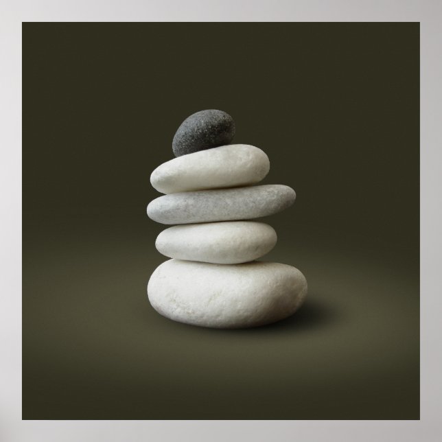 Póster Zen Stones - poster (Frente)
